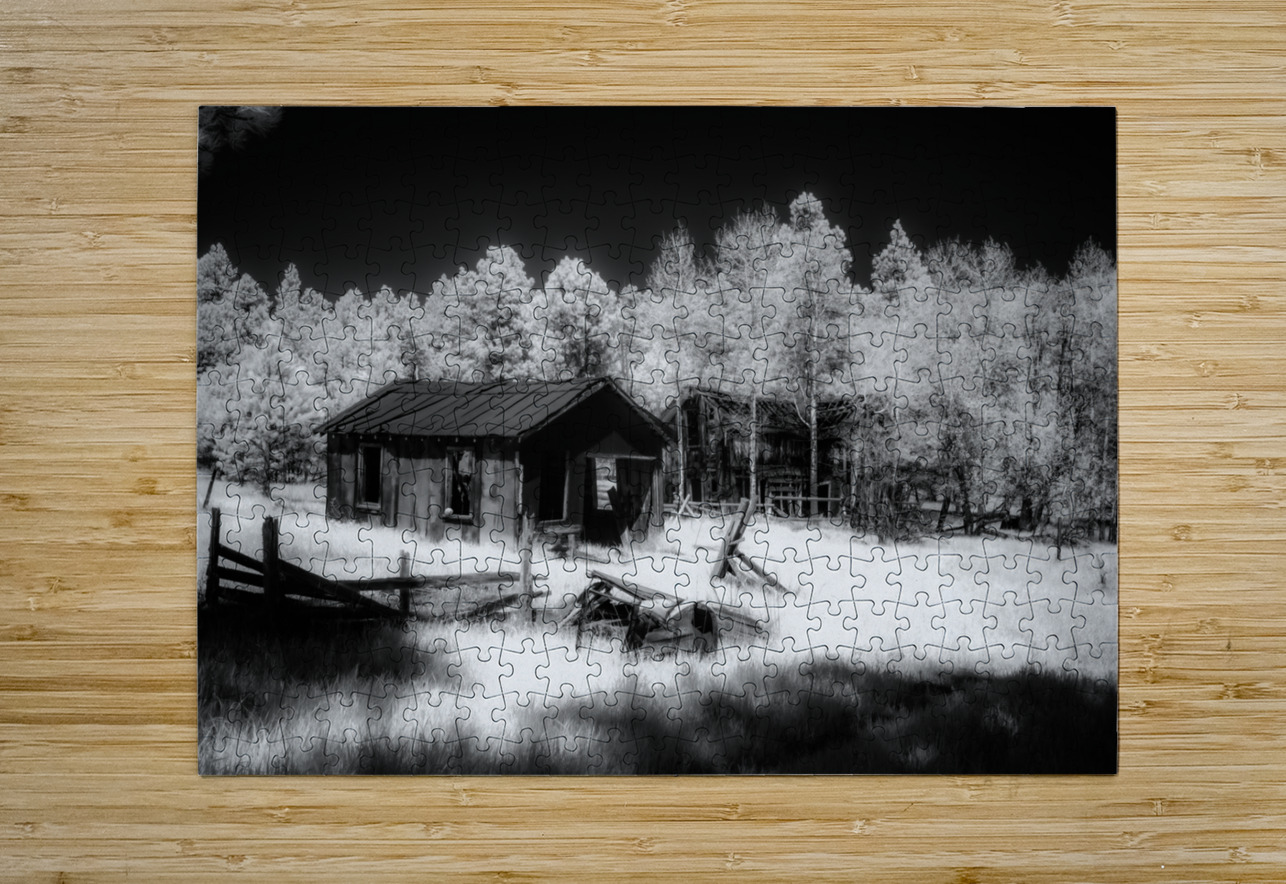 Ghostly Remnants: Spokane South Dakota Dream World Images Puzzle printing