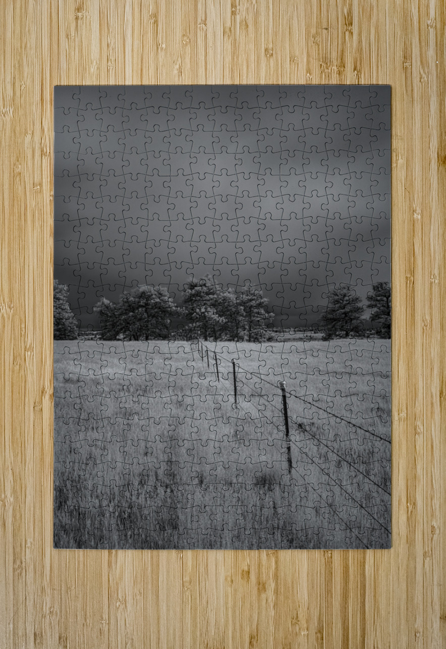 Montana Fenceline Storm Dream World Images Puzzle printing
