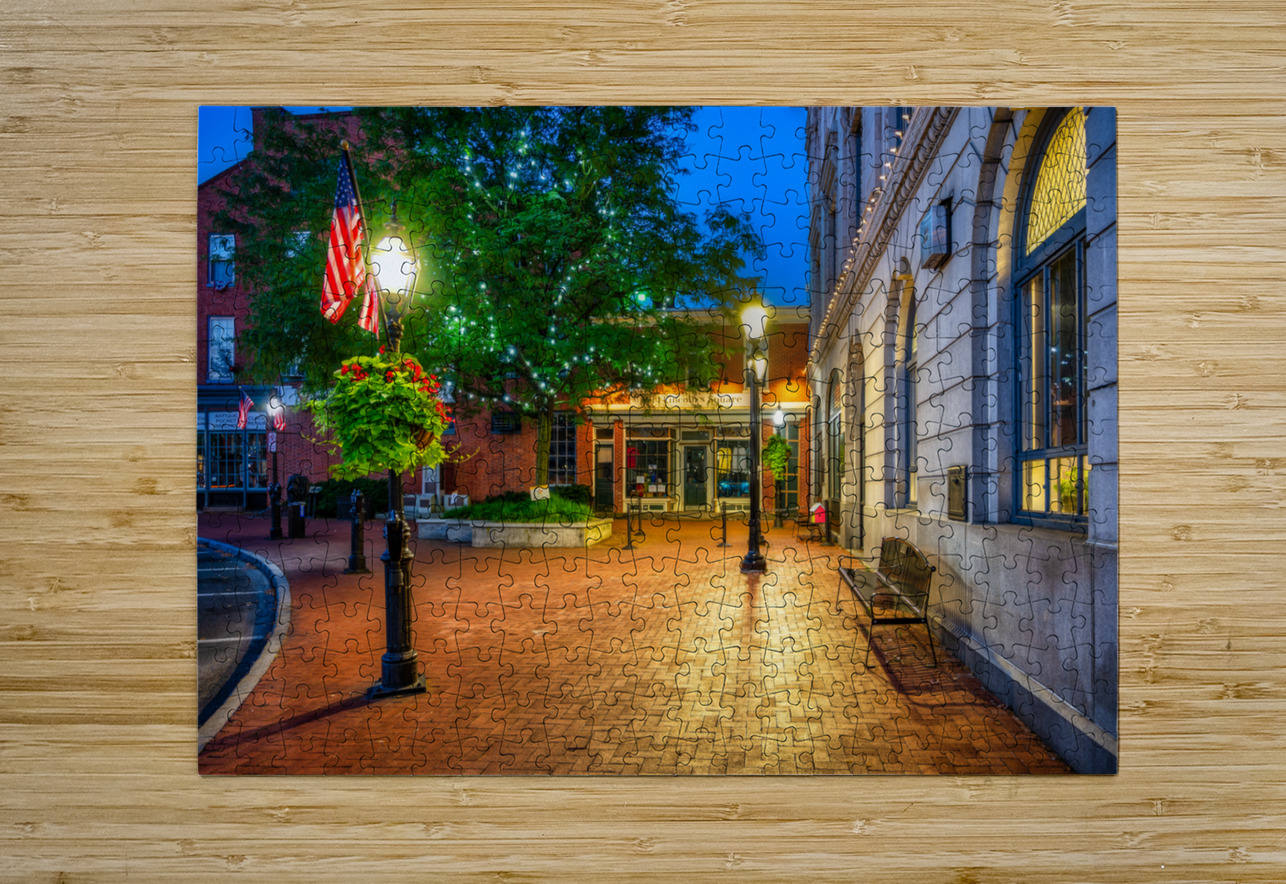 Small Town Serenity Dream World Images Puzzle printing