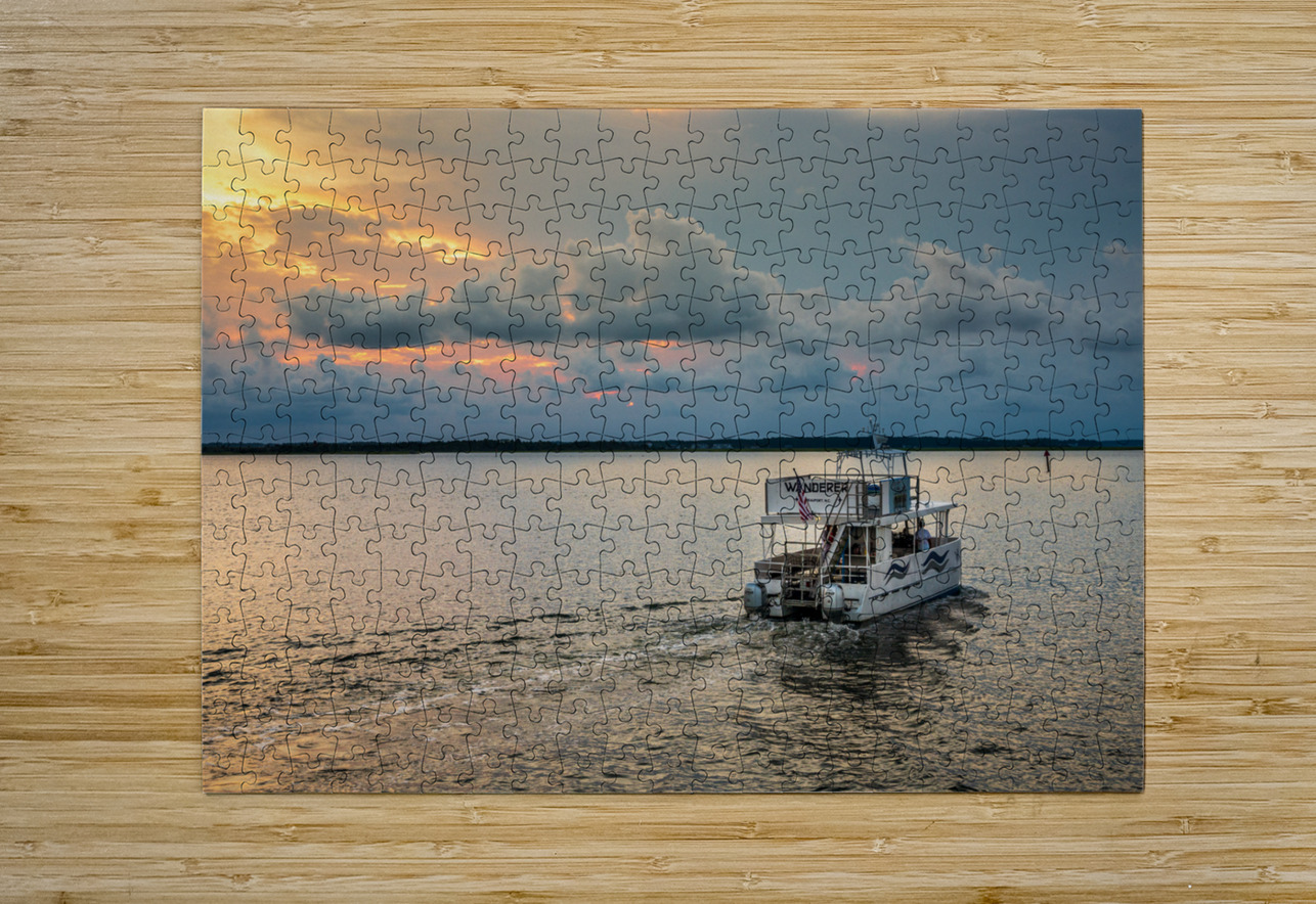 Sunset Sails: Beauforts Canvas of Romance Dream World Images Puzzle printing