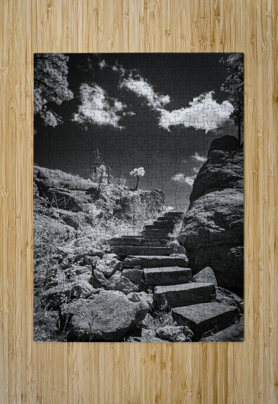 Stairway to Tranquility: Sylvan Lake Dream World Images Puzzle printing