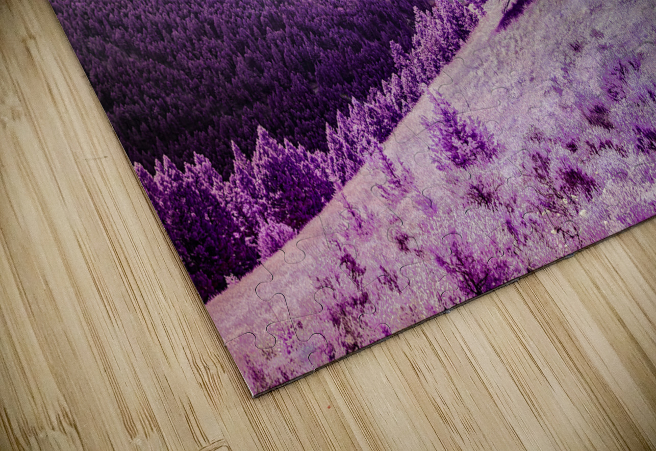 Enchanted Purple Haven: Marysville Montana Dream World Images Puzzle