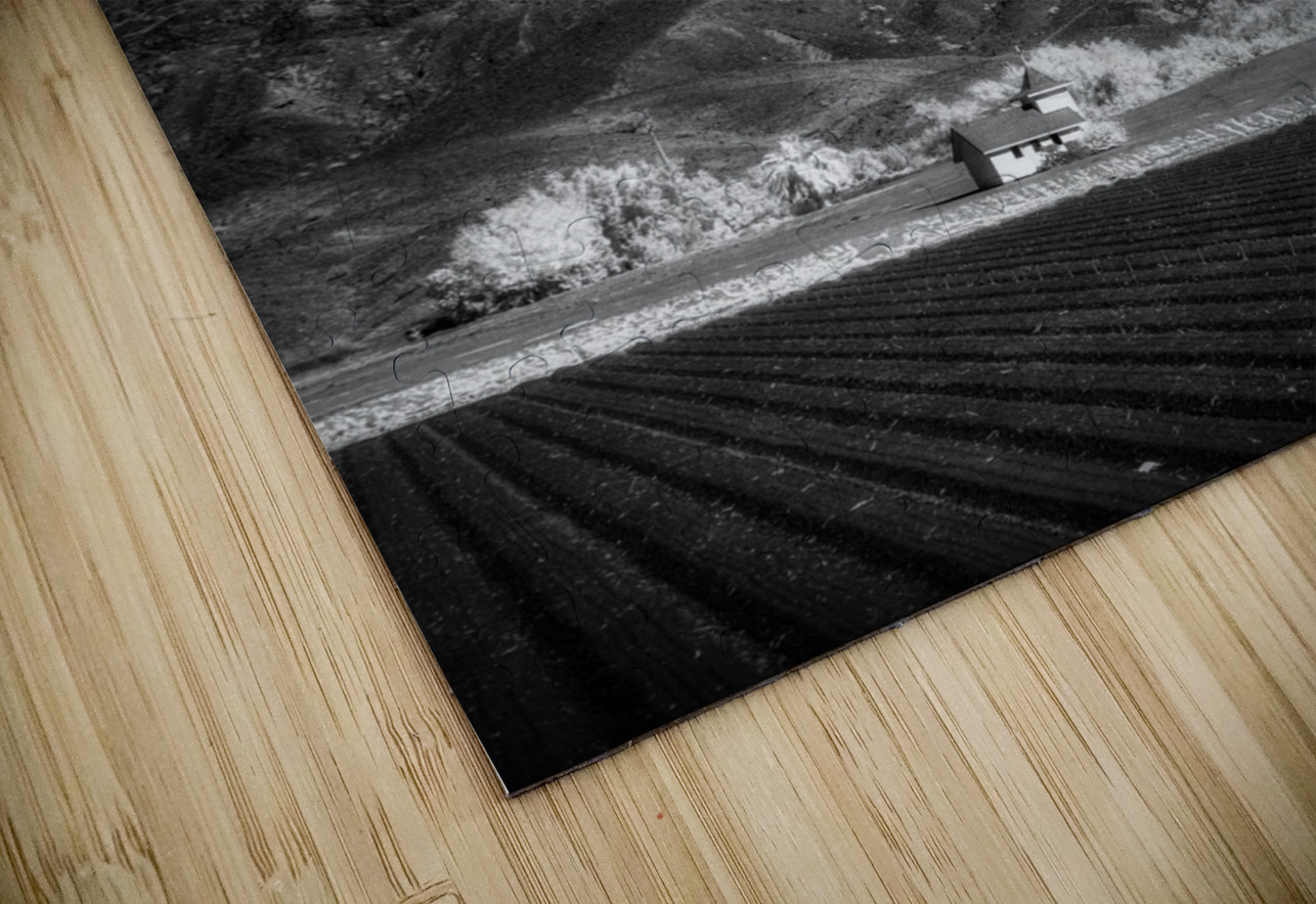 Church in Desert Tapestry Dream World Images Puzzle