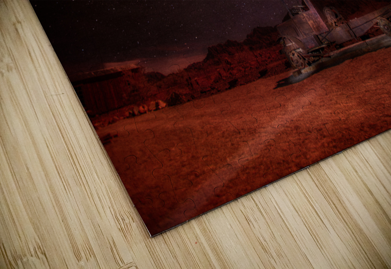 Starlit Relic in Desert Silence Dream World Images Puzzle