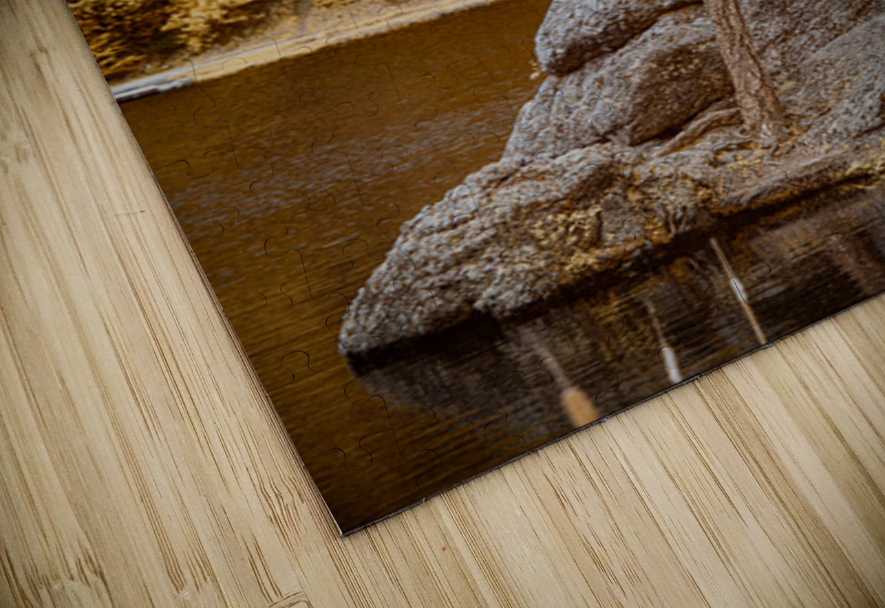 Pine Serenity: An Glimpse of Sylvan Lakes Tranquility Dream World Images Puzzle