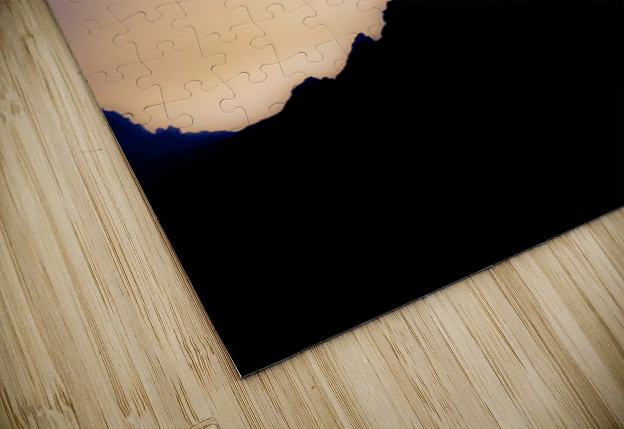 Divine Summit   Grand Teton Sunset Dream World Images Puzzle