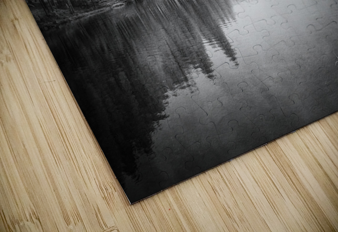 Exploring the Mystical Beauty of Center Lake: A Smokey Pond Dream World Images Puzzle