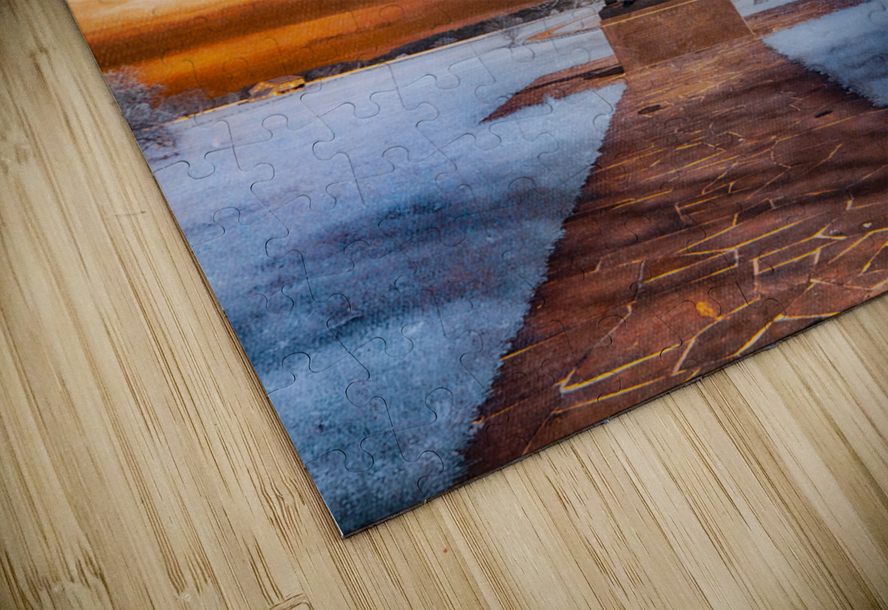 Stormy Determination: Mississippi Monument at Gettysburg Dream World Images Puzzle