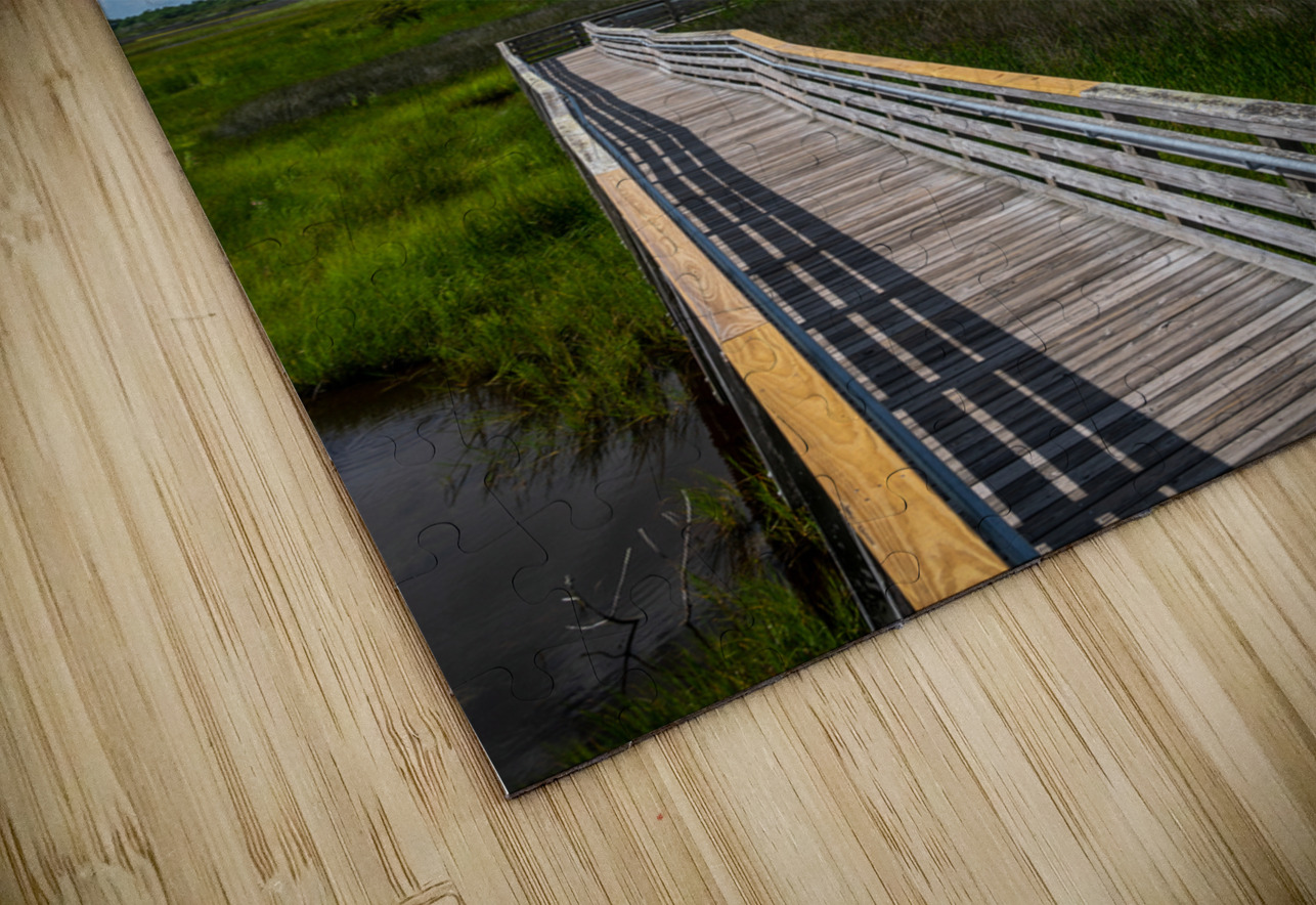 Whispers of Light: Bodie Island Walkway Dream World Images Puzzle