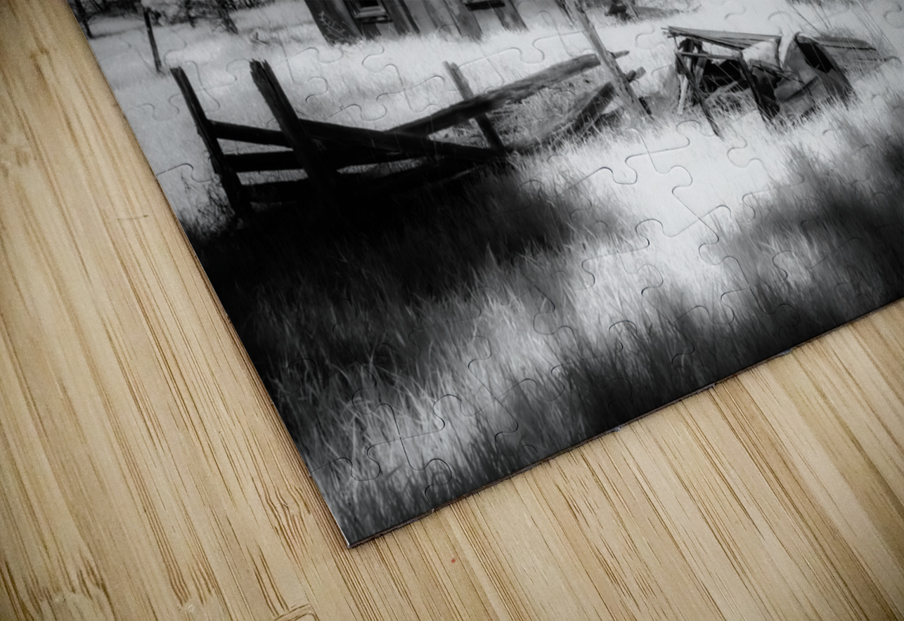 Ghostly Remnants: Spokane South Dakota Dream World Images Puzzle