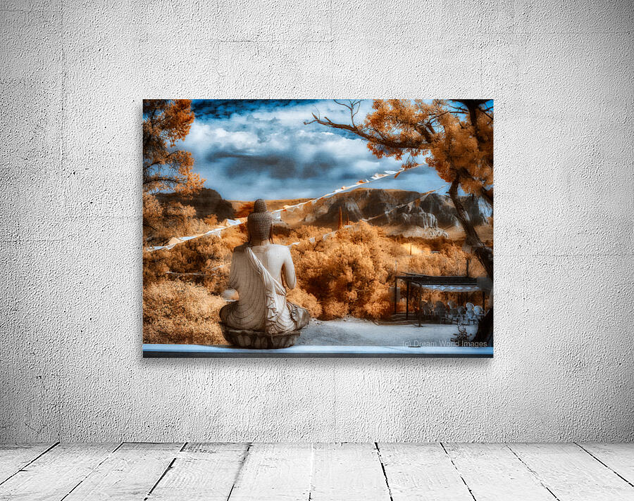 Veil of Peaceful Hues Wall Preview