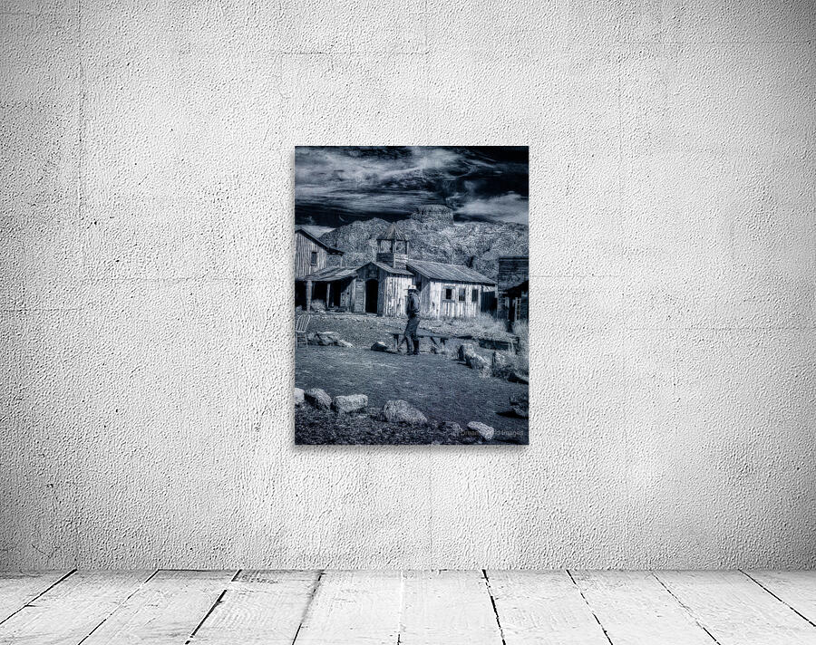 Cowboy Steps Through Forgotten Town Wall Preview