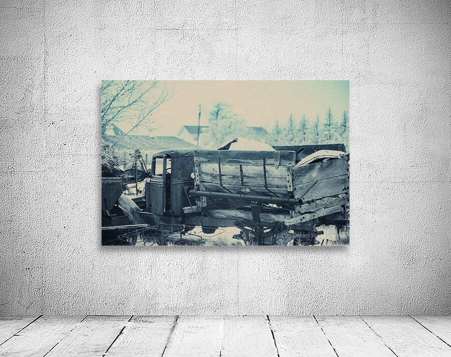 Rustic Relic   Wooden Truck Wall Preview