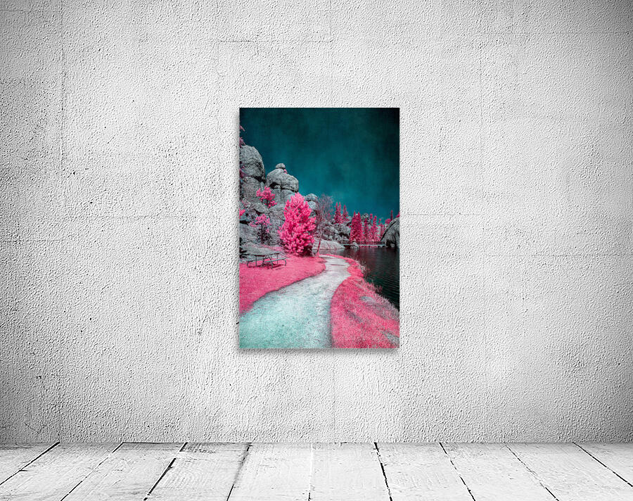 Solitary Trails: Pink Serene Trail Wall Preview