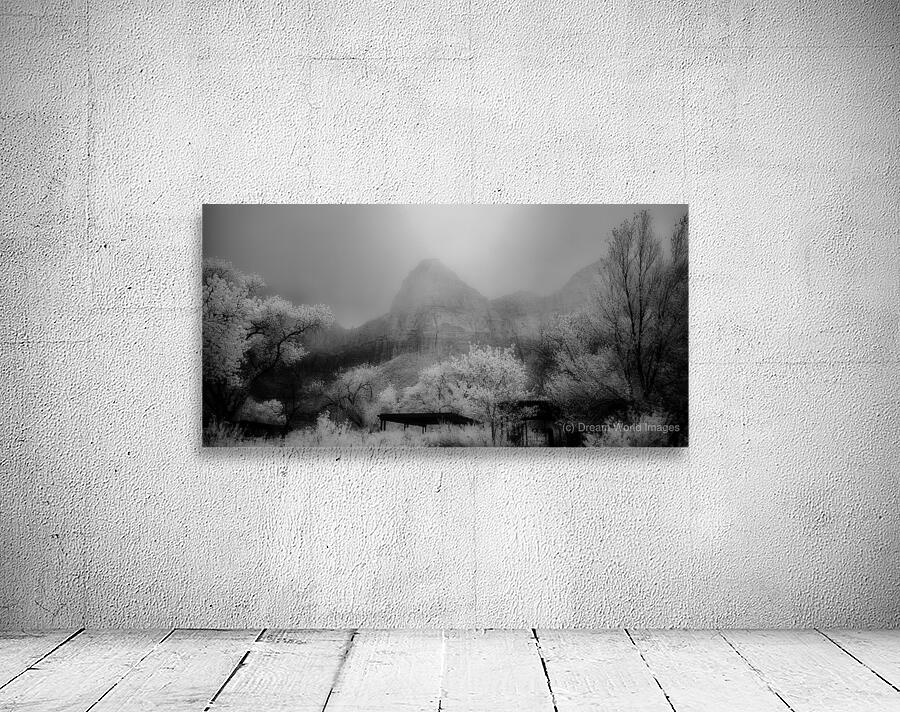 Winter Mists Mountain Watch Wall Preview