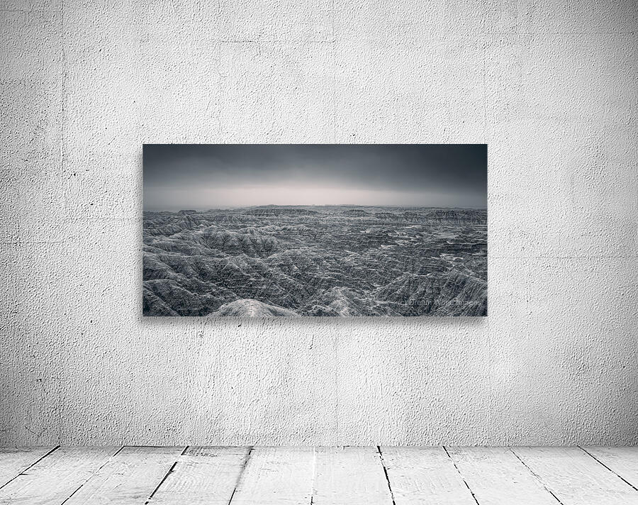 Shadows of the Earth: Ghostly Vista of the Badlands Wall Preview