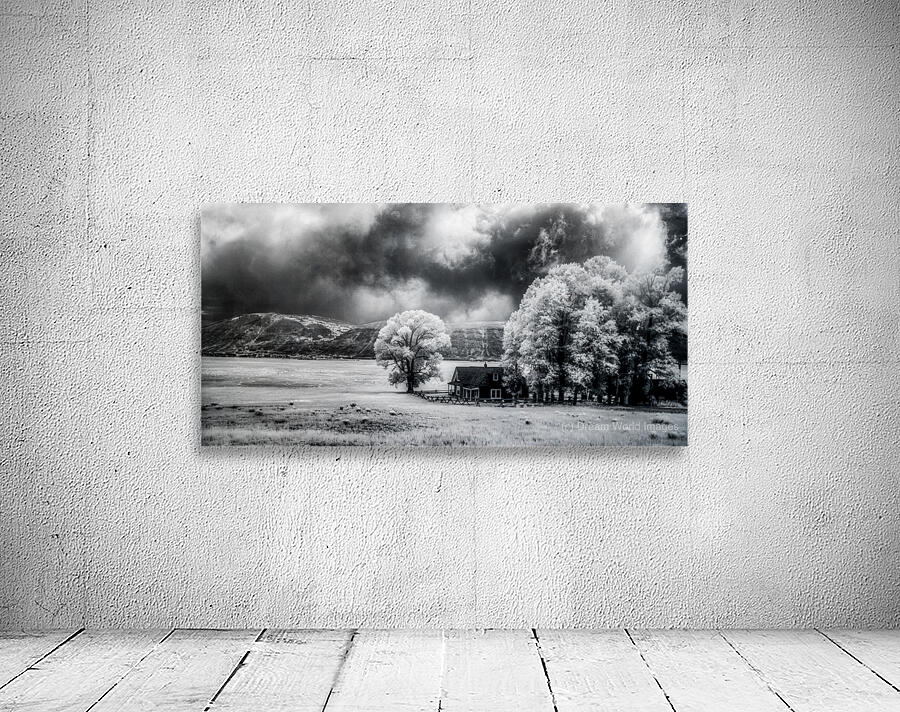 Miller Cabin Beneath the Gathering Sky Wall Preview