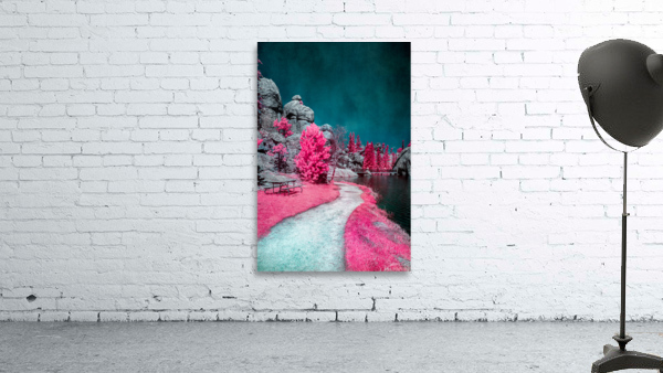 Solitary Trails: Pink Serene Trail Wall Preview