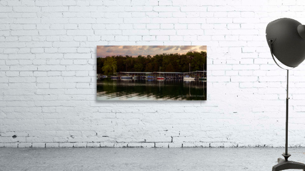 Lake Boat Dock Wall Preview