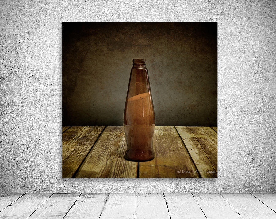 Maritime Relic: Weathered Beer Bottle in Chesapeake Bay Waters Wall Preview