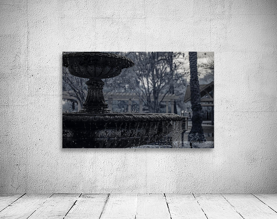 Rainy Day Wonders: Fountain Frozen in time in Saint Marys Georg Wall Preview