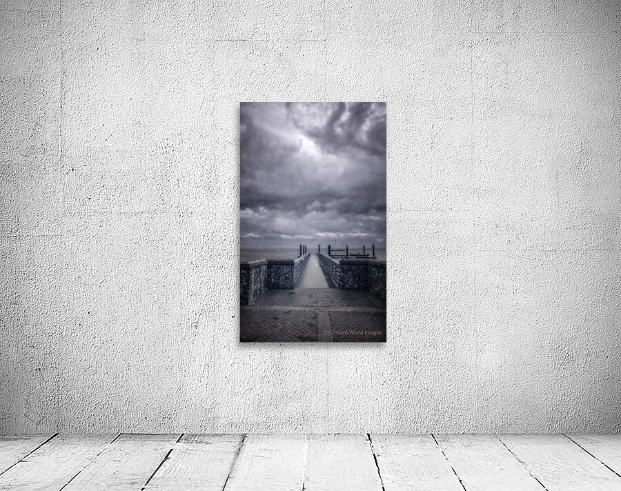 Pier Perspectives: Moody Sky Gazes Over Saint Marys Georgia Wall Preview