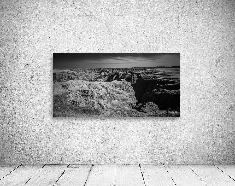 Shadows of the Earth: Rugged Elegance of the Badlands Wall Preview