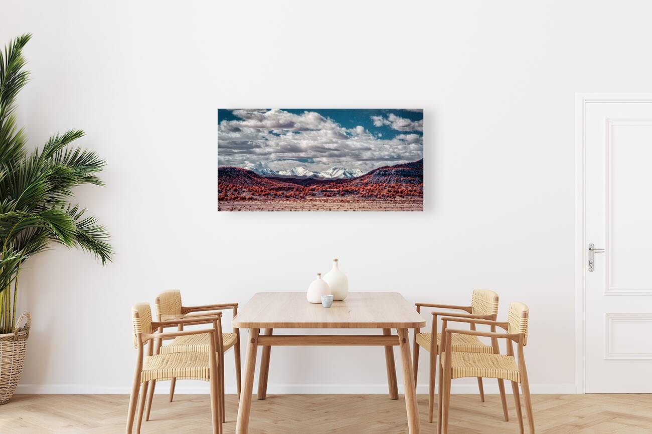 Infrared Contrast of Earth and Sky Reproduction