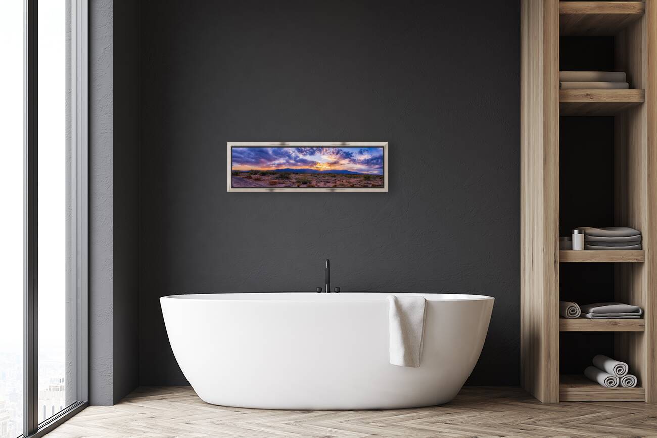 SUNSET TAPESTRY OVER ARID PLAINS Reproduction