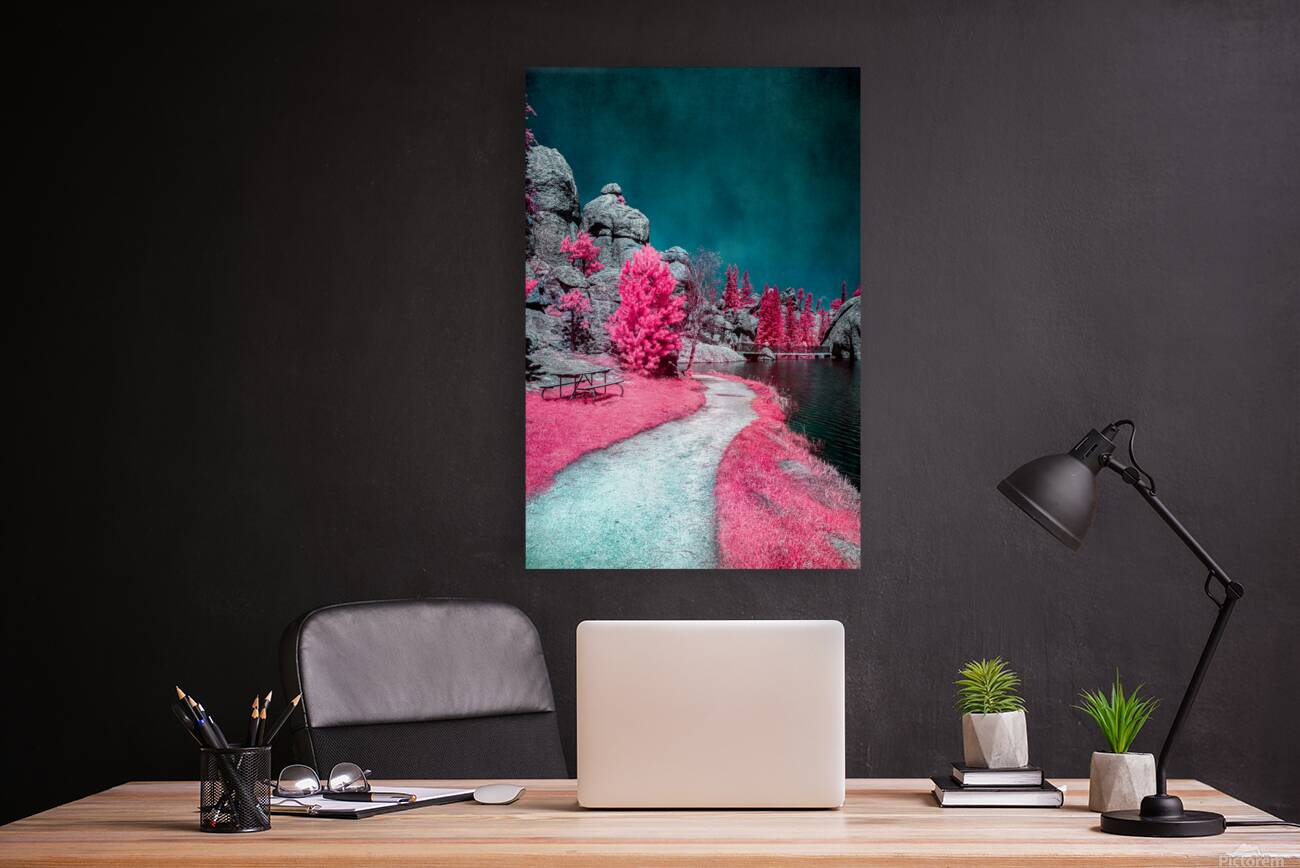 Solitary Trails: Pink Serene Trail Reproduction