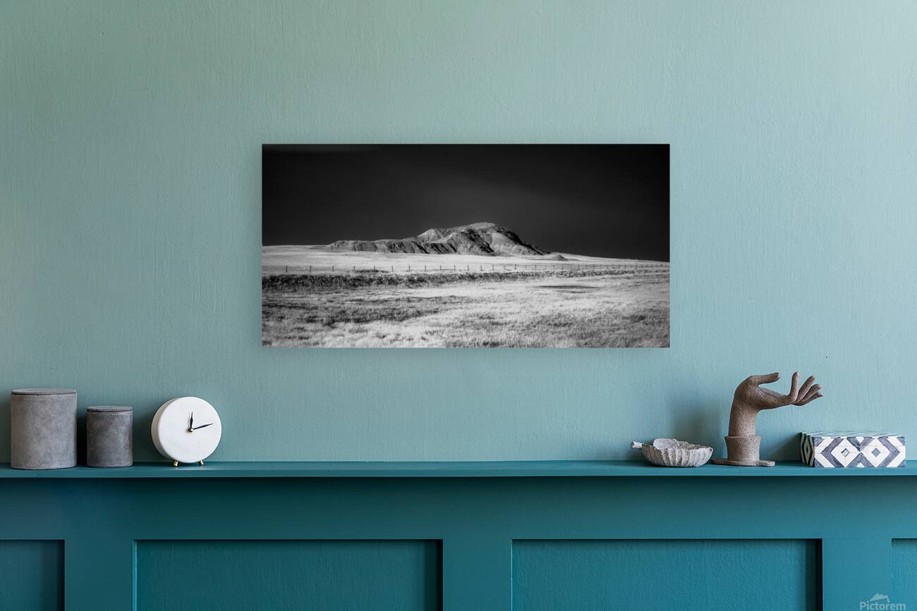 Shadows of the Earth: Lone Hill outside the Badlands Reproduction