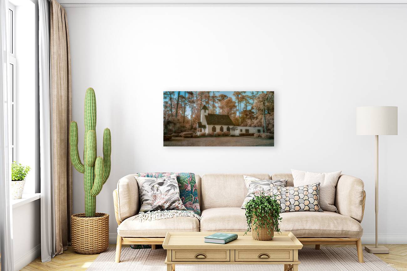 Spiritual Splendor: Capturing the Serenity of a Rural Church at  Reproduction