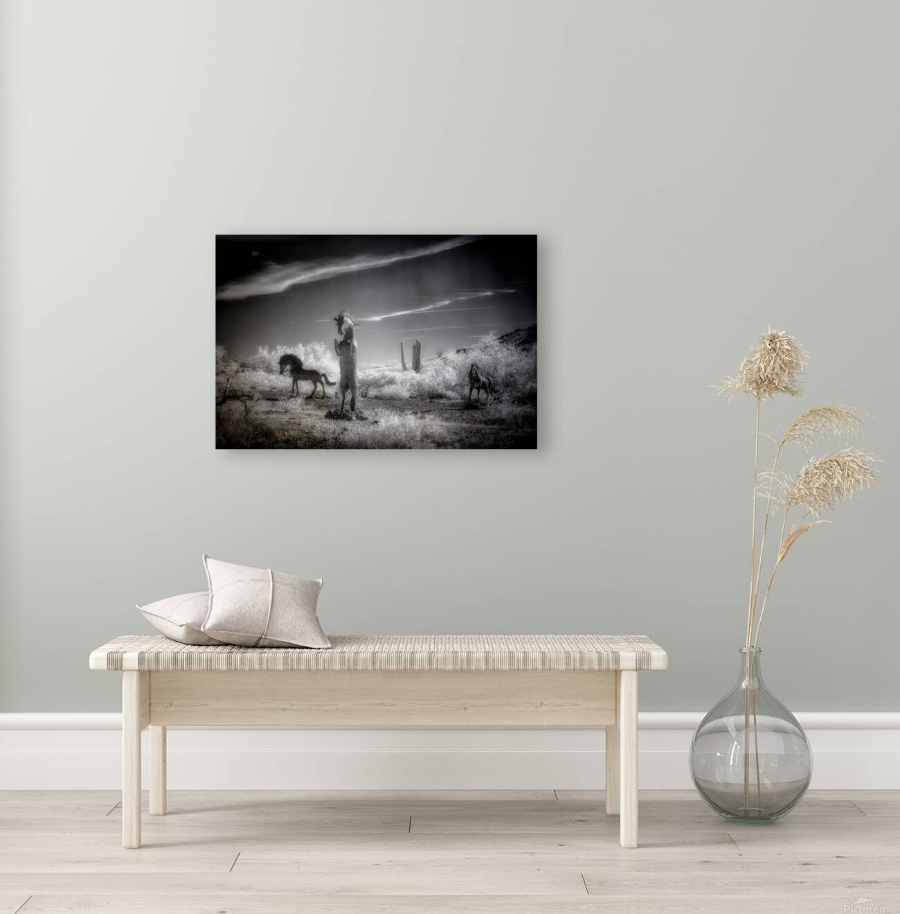 Desert Ballet of Metallic Steeds Reproduction