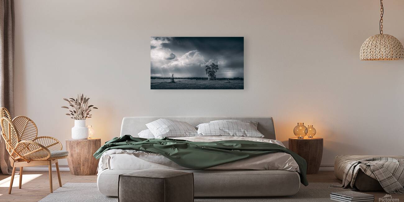 Majestic Tranquility: A Storm at the Angle in Gettysburg Reproduction