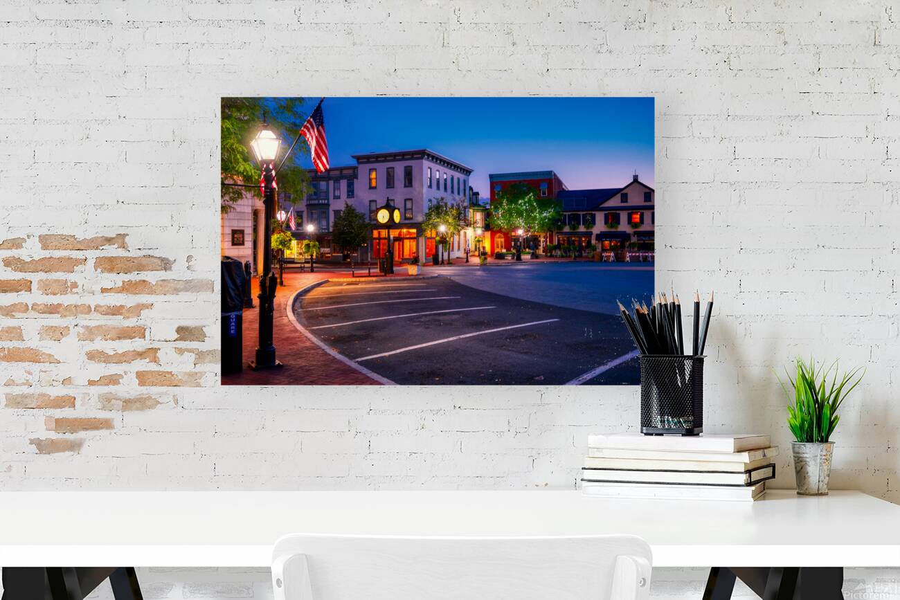 In the hushed moments before dawn a lone figure stood at the heart of Gettysburg eager to capture the essence of the town as it stirred from slumber. Armed with a camera and a sense of anticipation they ventured into the heart of history to witness the ca Reproduction