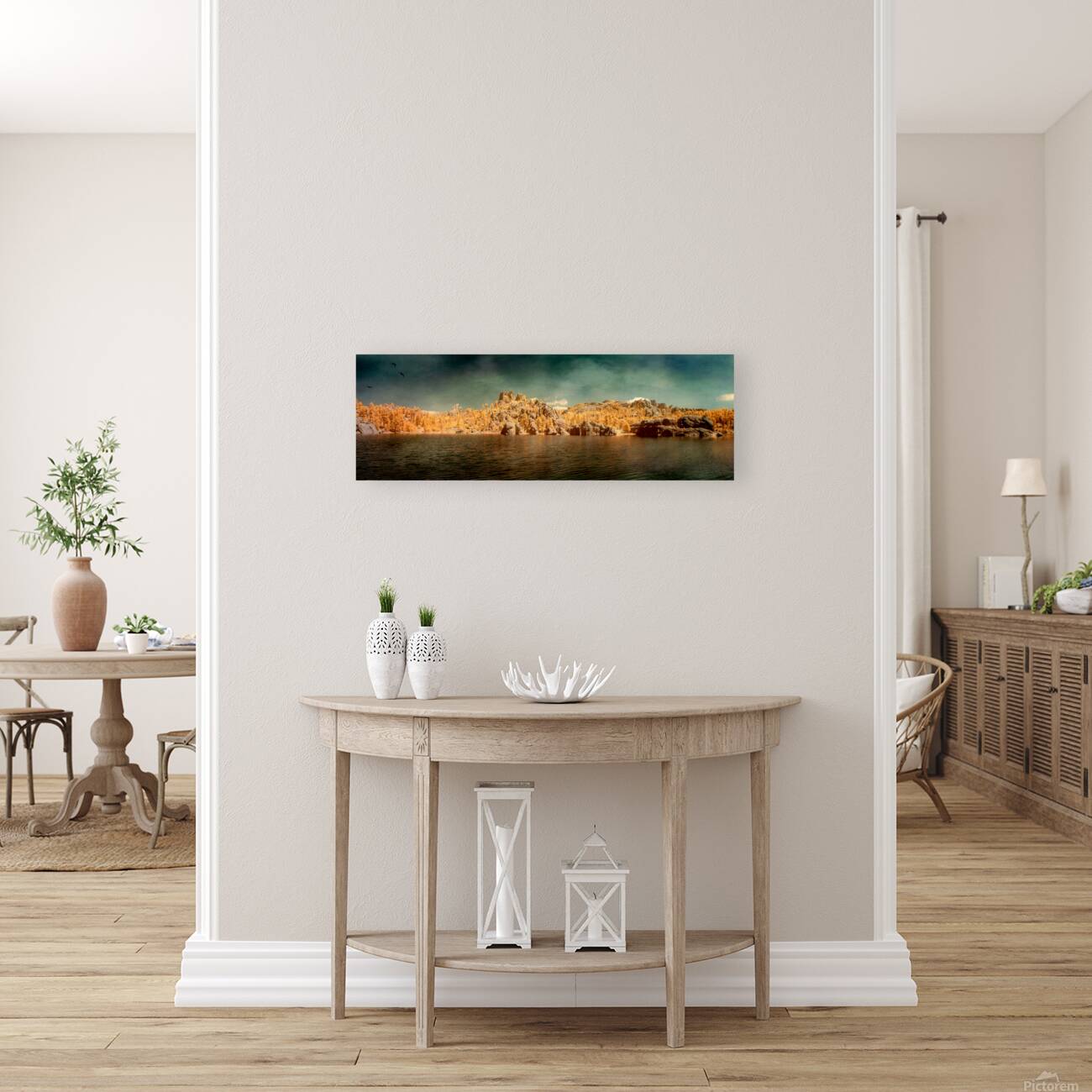 Sylvan Serenity: A Panoramic Odyssey at Custer State Park South Reproduction