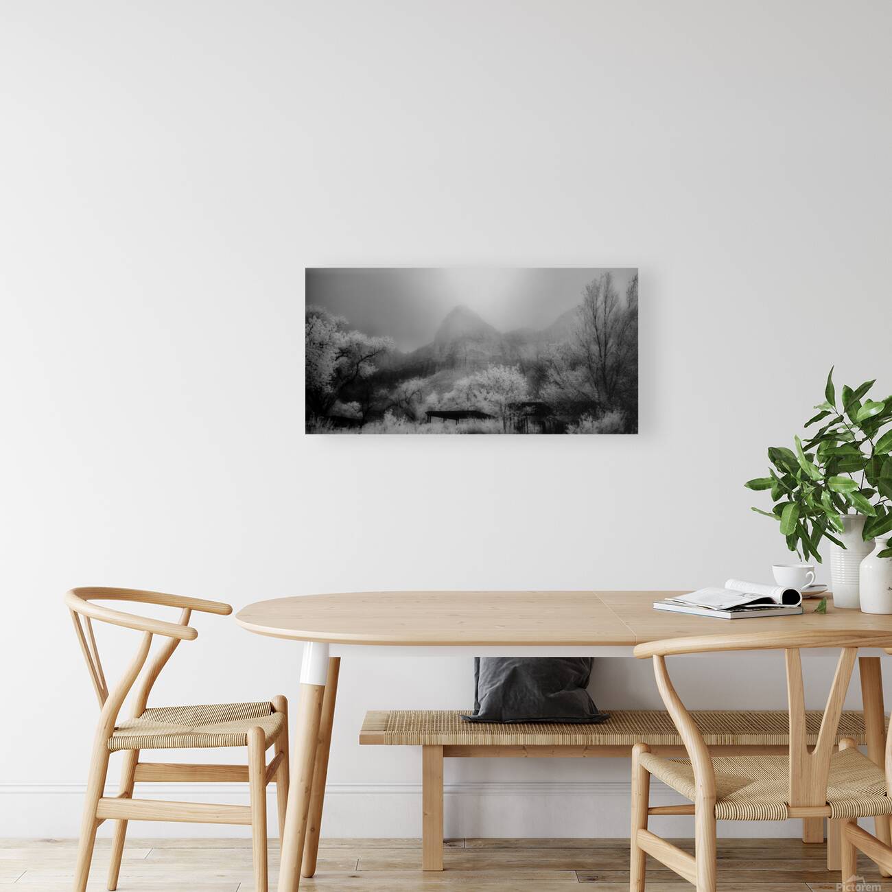 Winter Mists Mountain Watch Reproduction