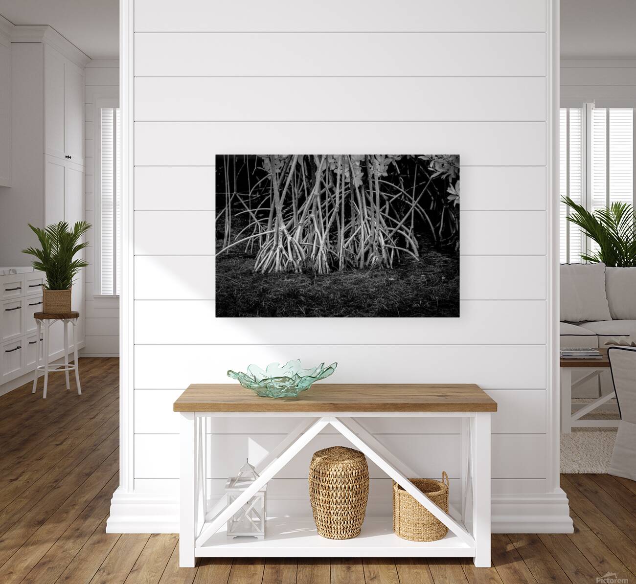 Enchanting Mangrove Tapestry: A Dance of Light and Shadows Reproduction