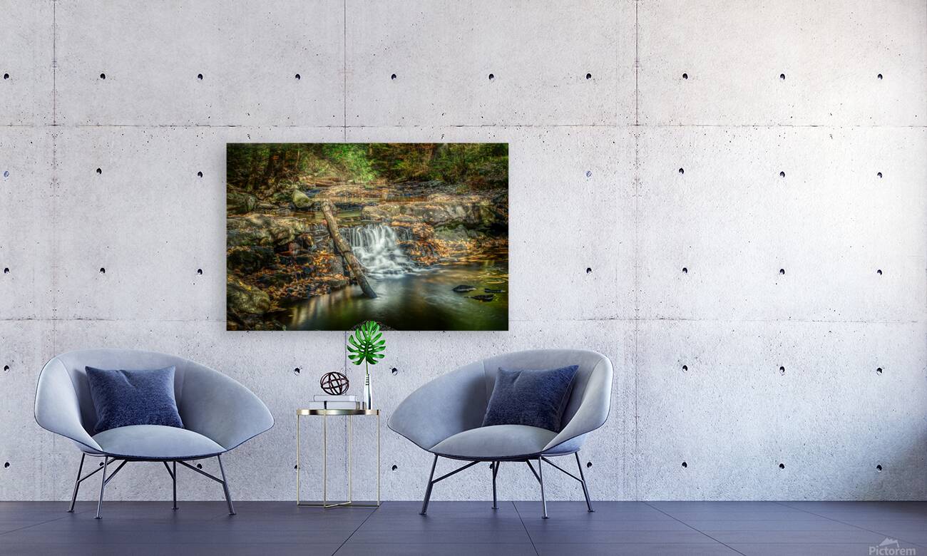 Small falls on Kitchen Creek Reproduction