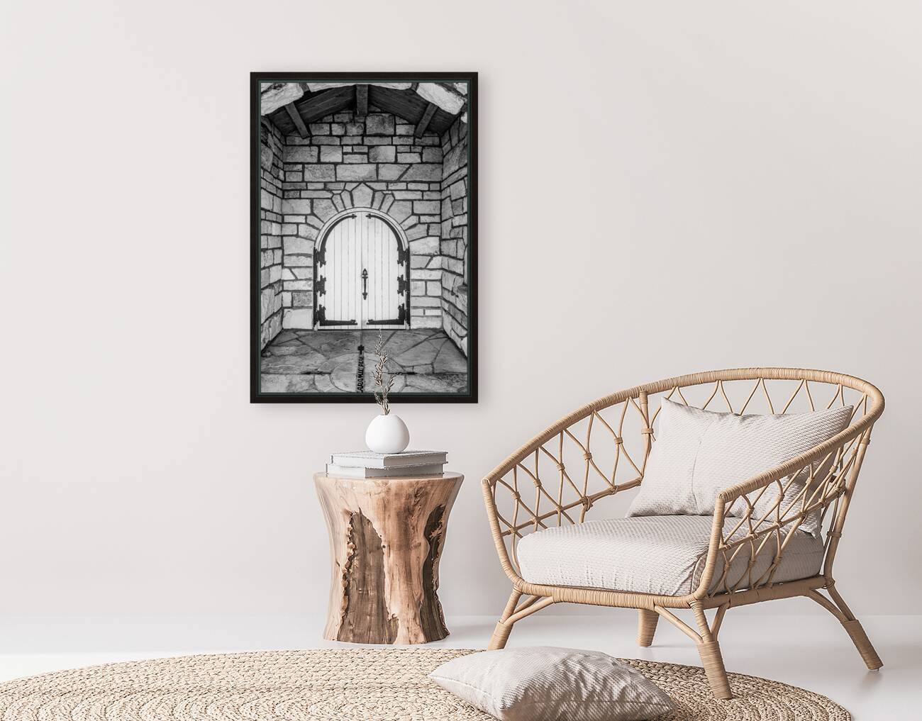 Whispers of Time: Capturing the Weathered Charm of a Wyoming Museum Door Reproduction