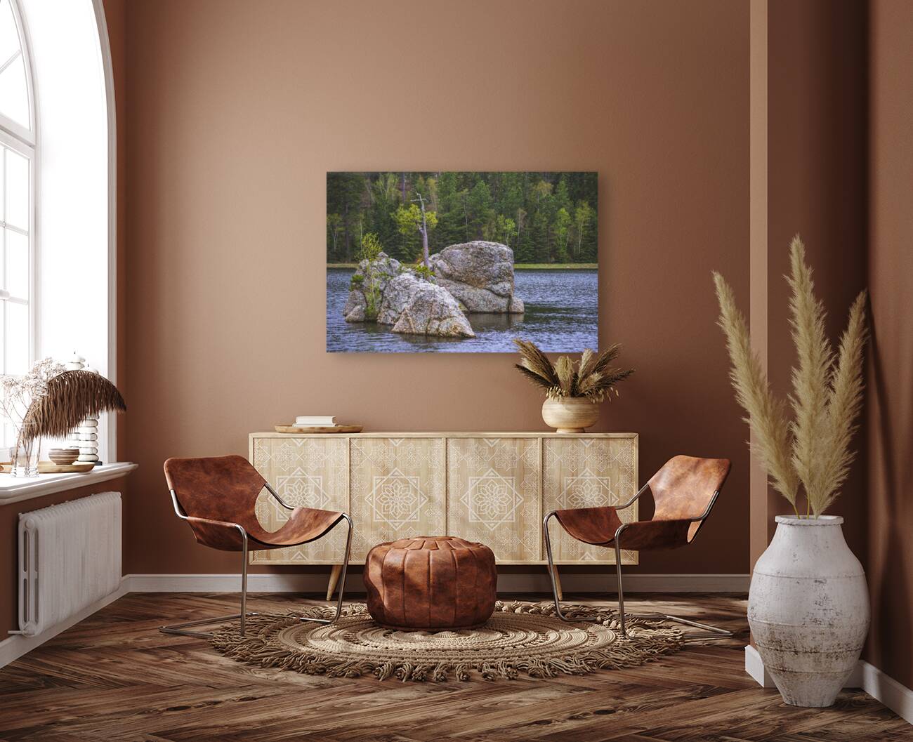 Exploring Sylvan Lake: Discovering A Rock Island Reproduction