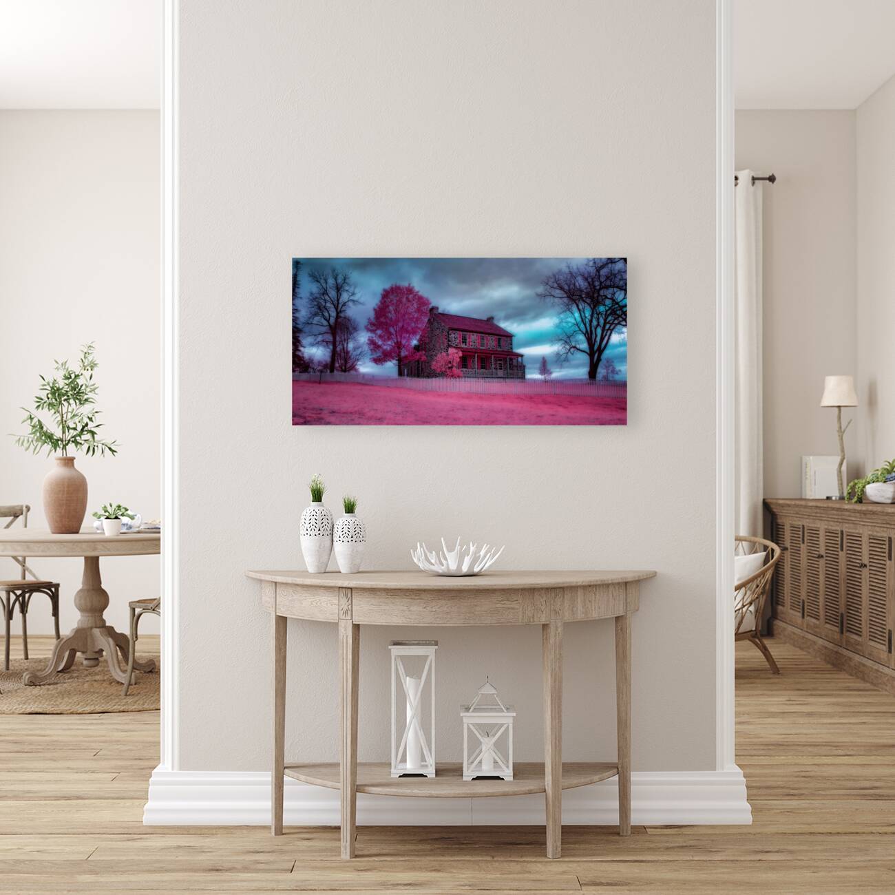 Surreal Stone House: The Rose House on Gettysburg Battlefield Reproduction