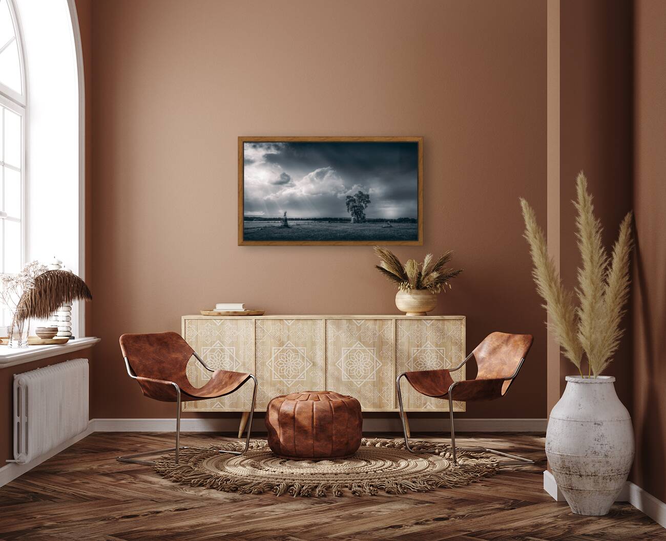 Majestic Tranquility: A Storm at the Angle in Gettysburg Reproduction