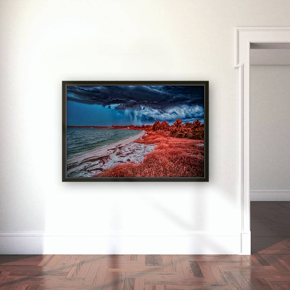 Summer Adventures at Brooms Island Marina: Colorful Beach Storm Reproduction