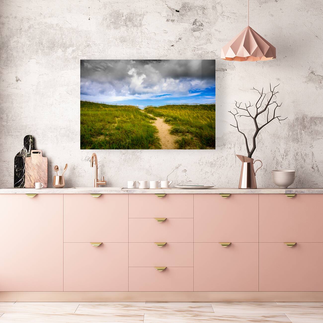 Dunes Invitation Reproduction