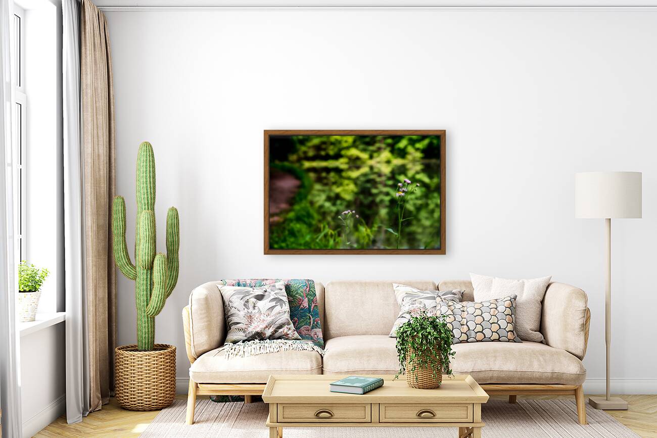 Tranquil Blossoms: A Close Encounter with Wildflower Splendor Reproduction