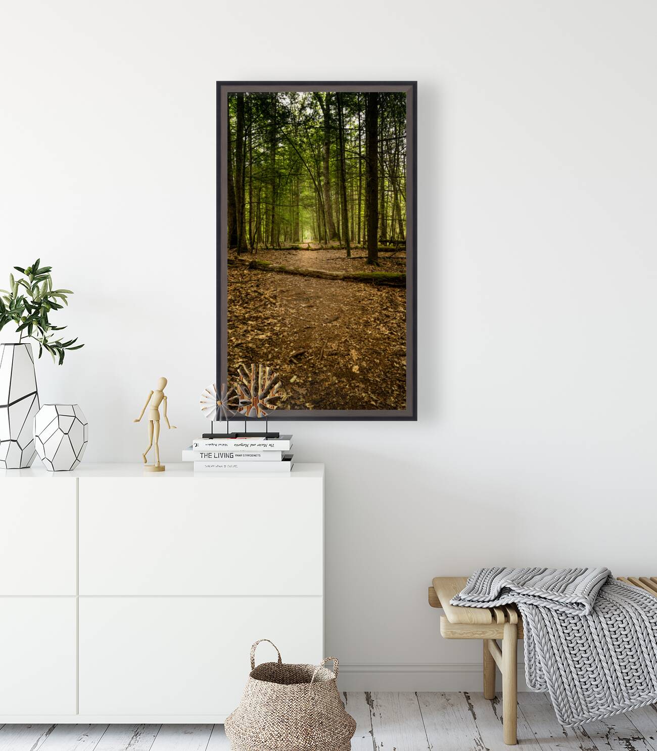 Path in the woods Reproduction