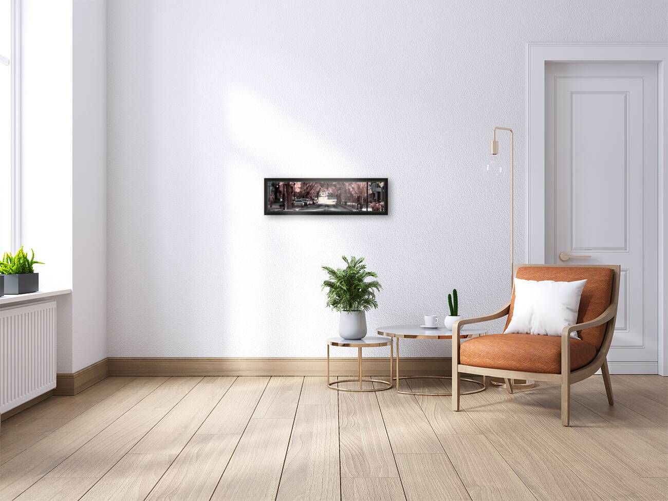 City in Bloom: Yorks Stroll Through Infrared Hues - Pano Reproduction