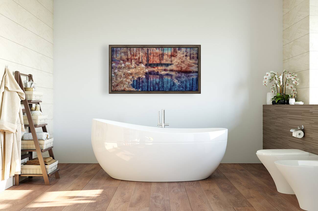 Colorful Reflecting Pond Reproduction