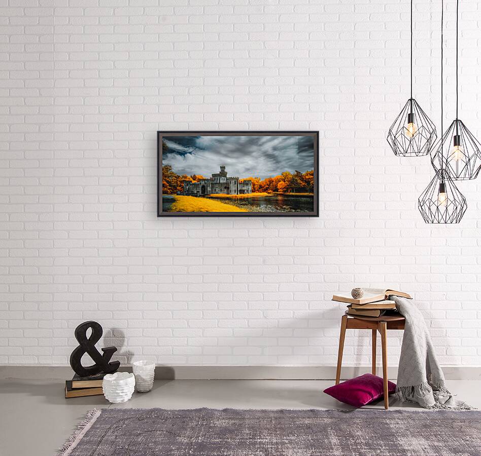 Golden Glow Over Newmans Castle: A Texan Tapestry in Infrared Reproduction